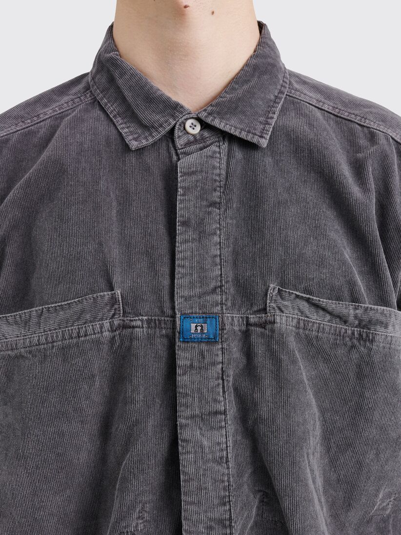 Très Bien - Cav Empt Overdye Cord Design Big Shirt Charcoal