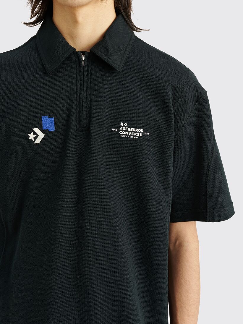 Très Bien - Converse x Ader Error Shapes Polo Shirt Black