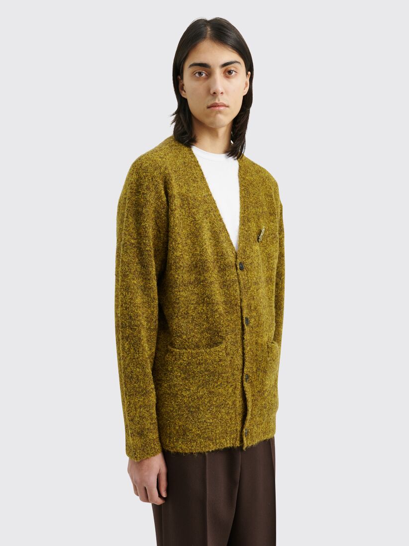 Très Bien - Fucking Awesome Boucle Cardigan Moss