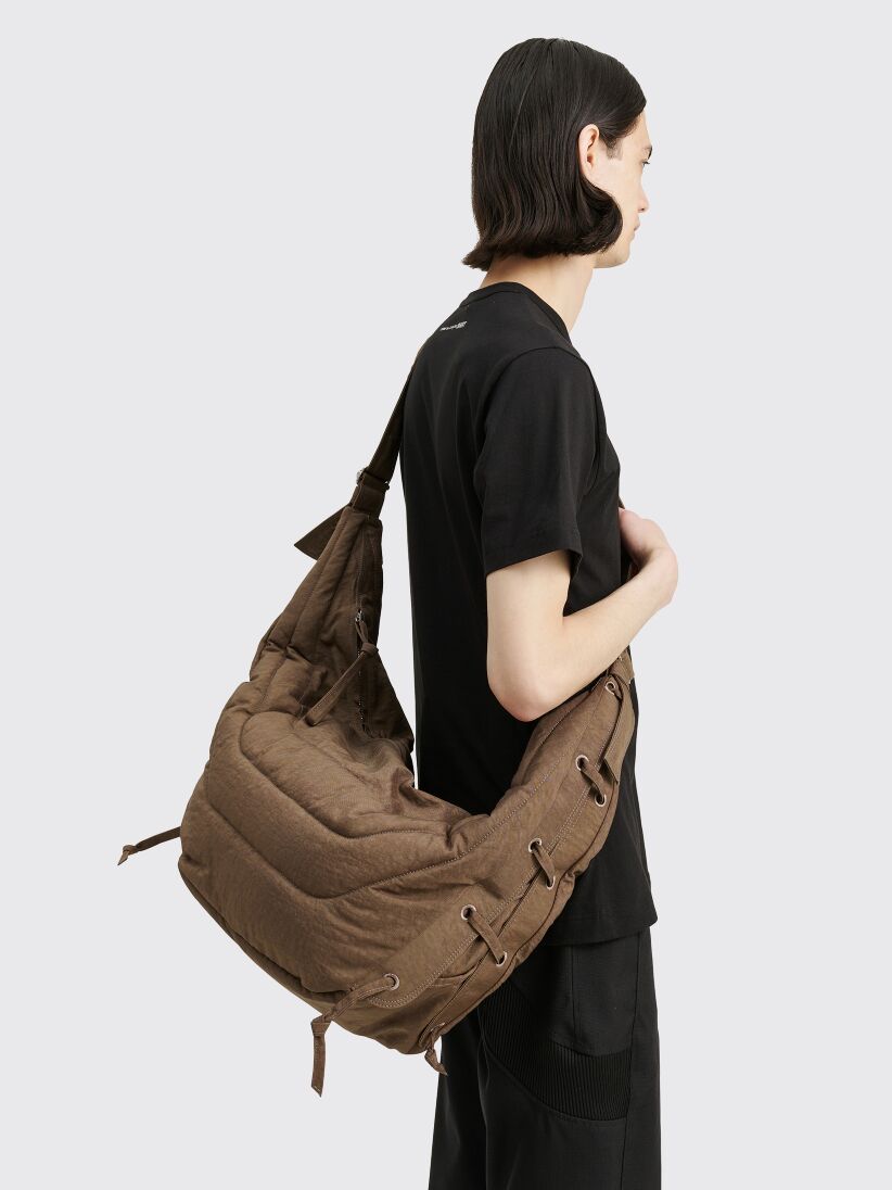 Lemaire Soft Crossbody Bag Earth Brown