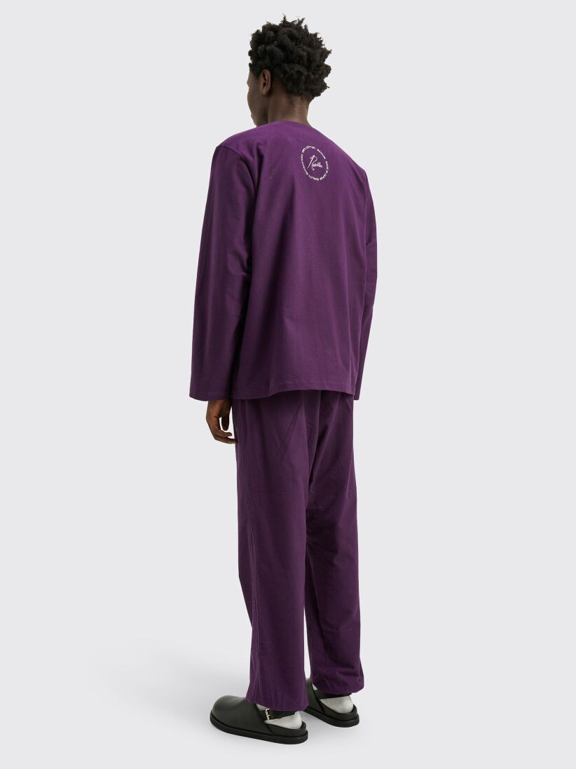 Très Bien - Needles Pajama Set Cotton Flannel Purple