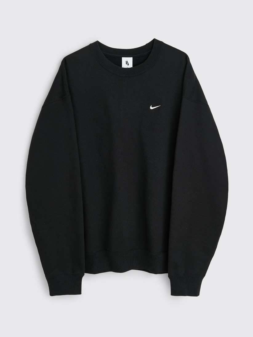 Très Bien - Nike Solo Swoosh Fleece Sweatshirt Black / White