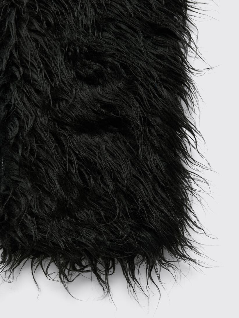 Our Legacy Fake Fur Floss Scarf Black