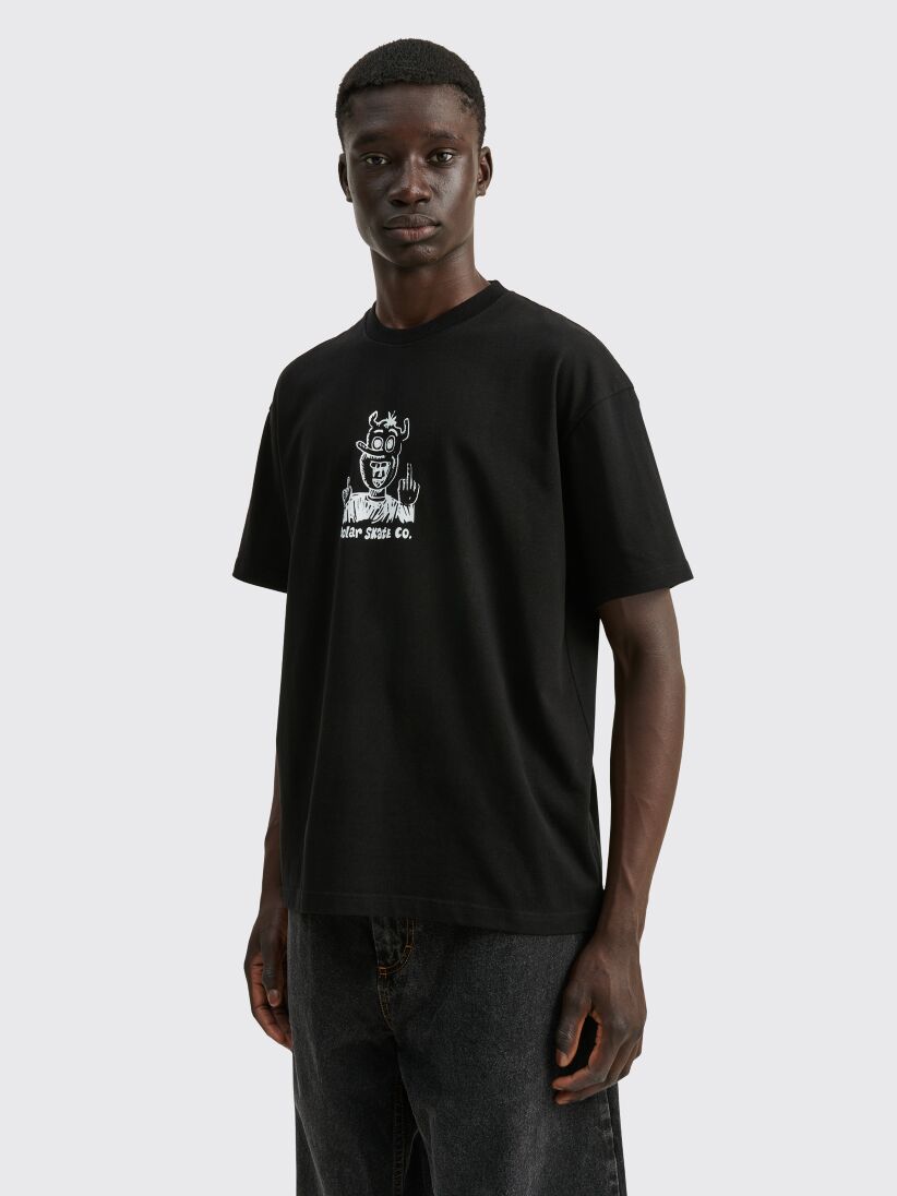 Très Bien - Polar Skate T-shirt Co. Black Man Devil