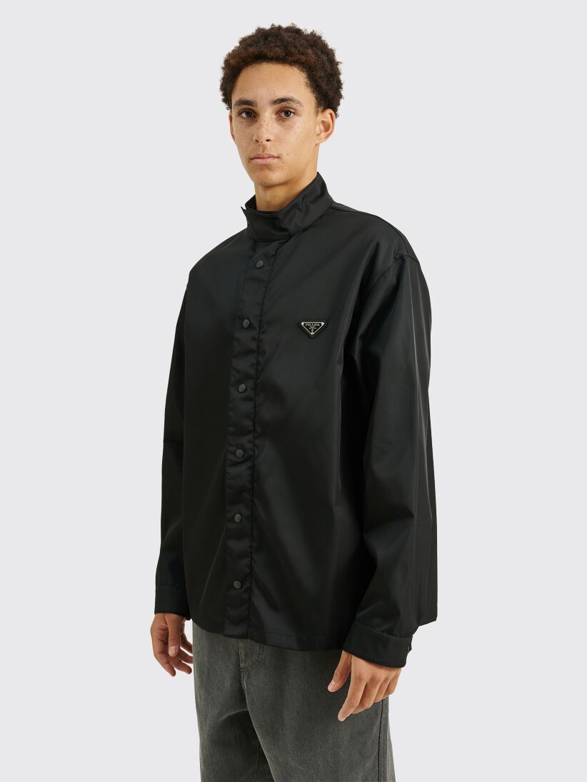 Prada Re-Nylon Shirt Black