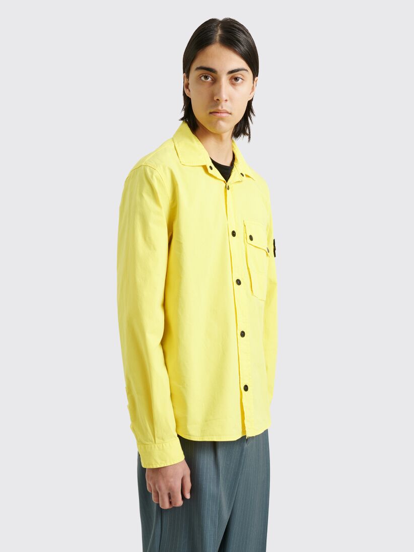 Très Bien - Stone Island Supima® Cotton Overshirt Yellow