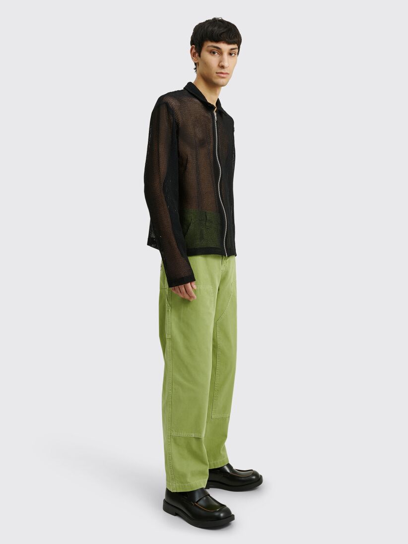 Stüssy Stone Washed Canvas Work Pant Lime