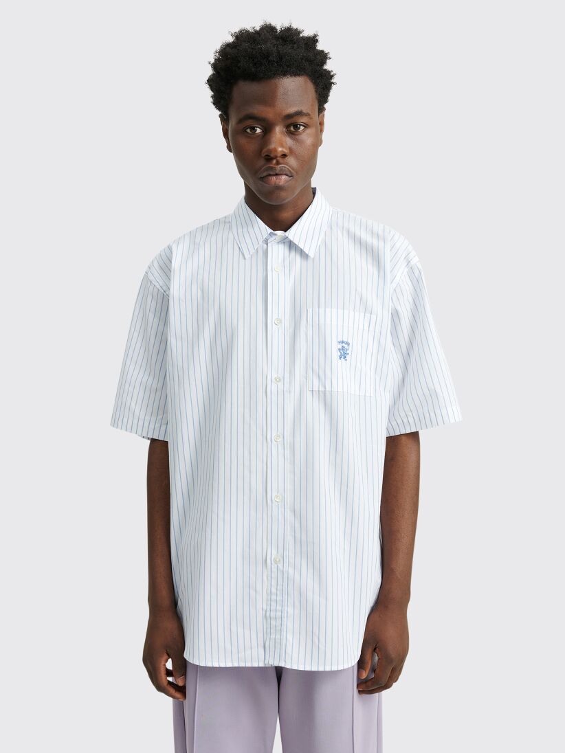 Stussy BLUE SHORT SLEEVE STRIPED SHIRT – LE LABO STORE, 54% OFF