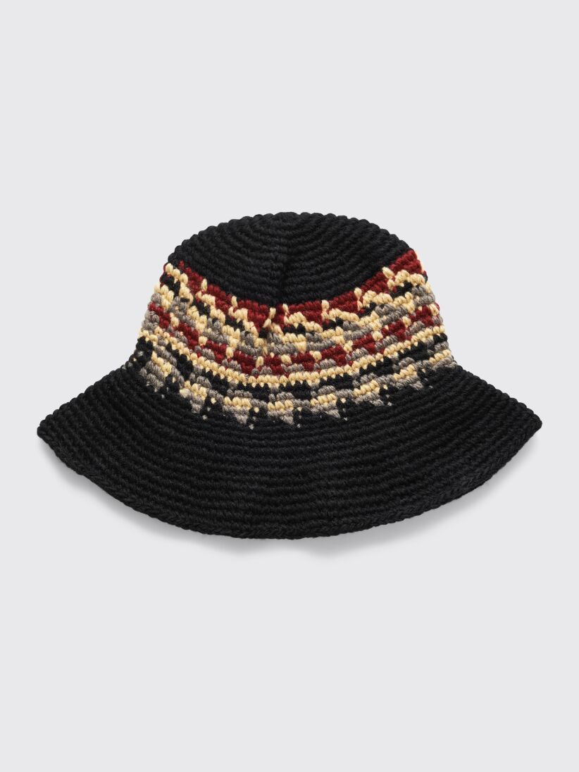 Très Bien - Stüssy Fairisle Bucket Hat Black