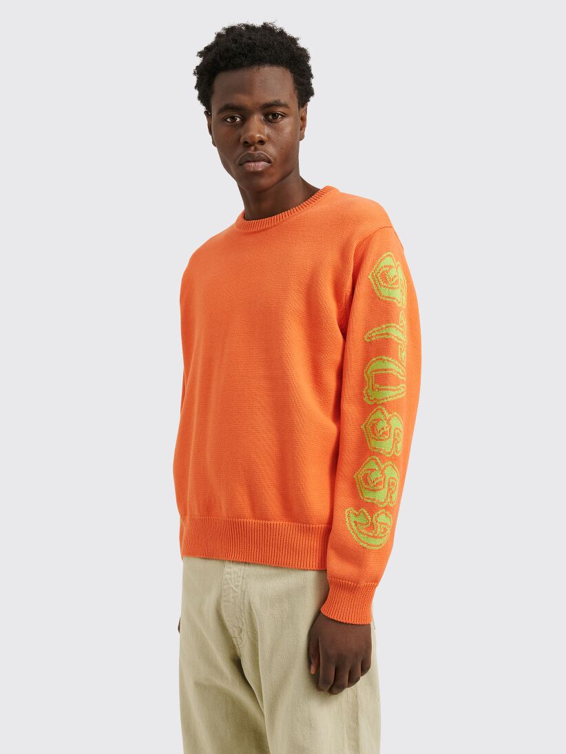 Très Bien - Stüssy Sleeve Logo Sweater Orange