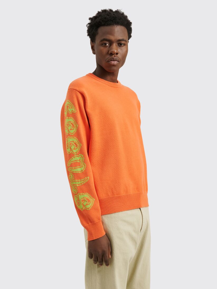 Très Bien - Stüssy Sleeve Logo Sweater Orange