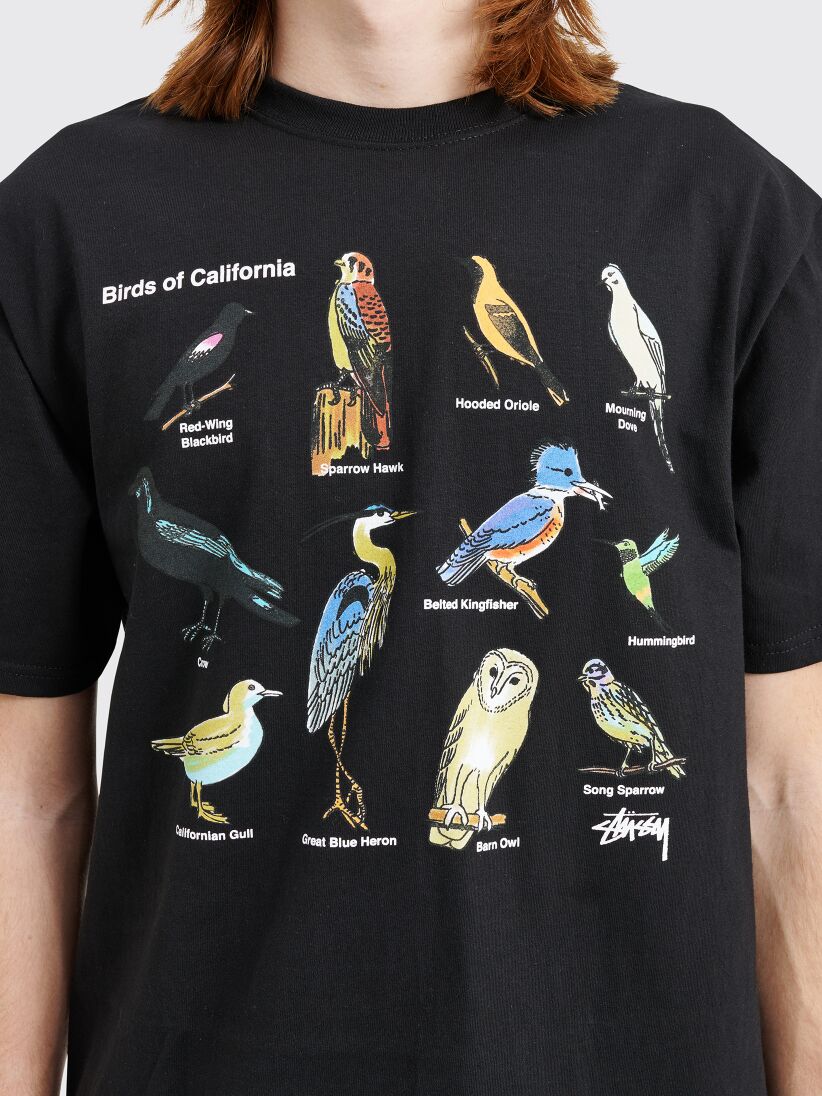 Stüssy California Birds T-shirt Black