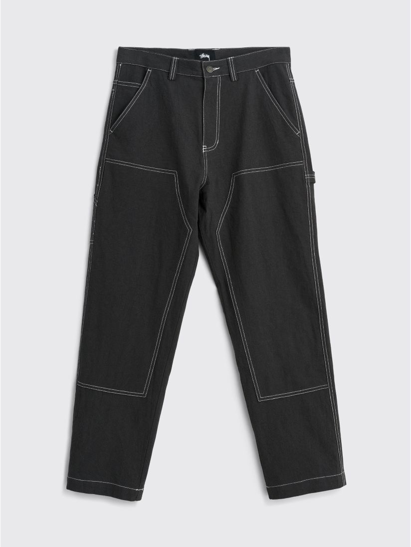 Très Bien - Stüssy Solid Linen Work Pants Charcoal