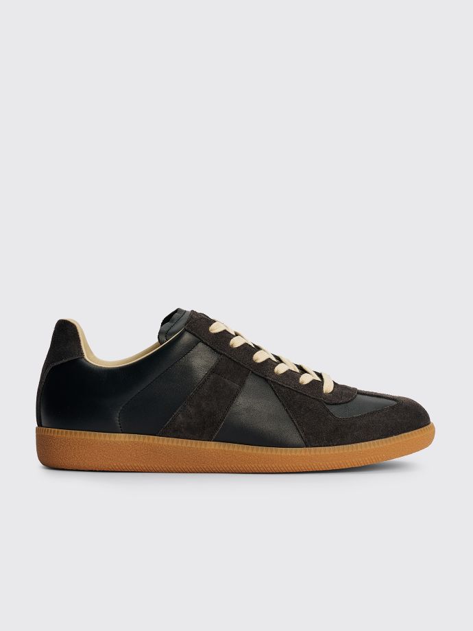 tres-bien.com | Maison Margiela Replica Low Top Sneakers Black