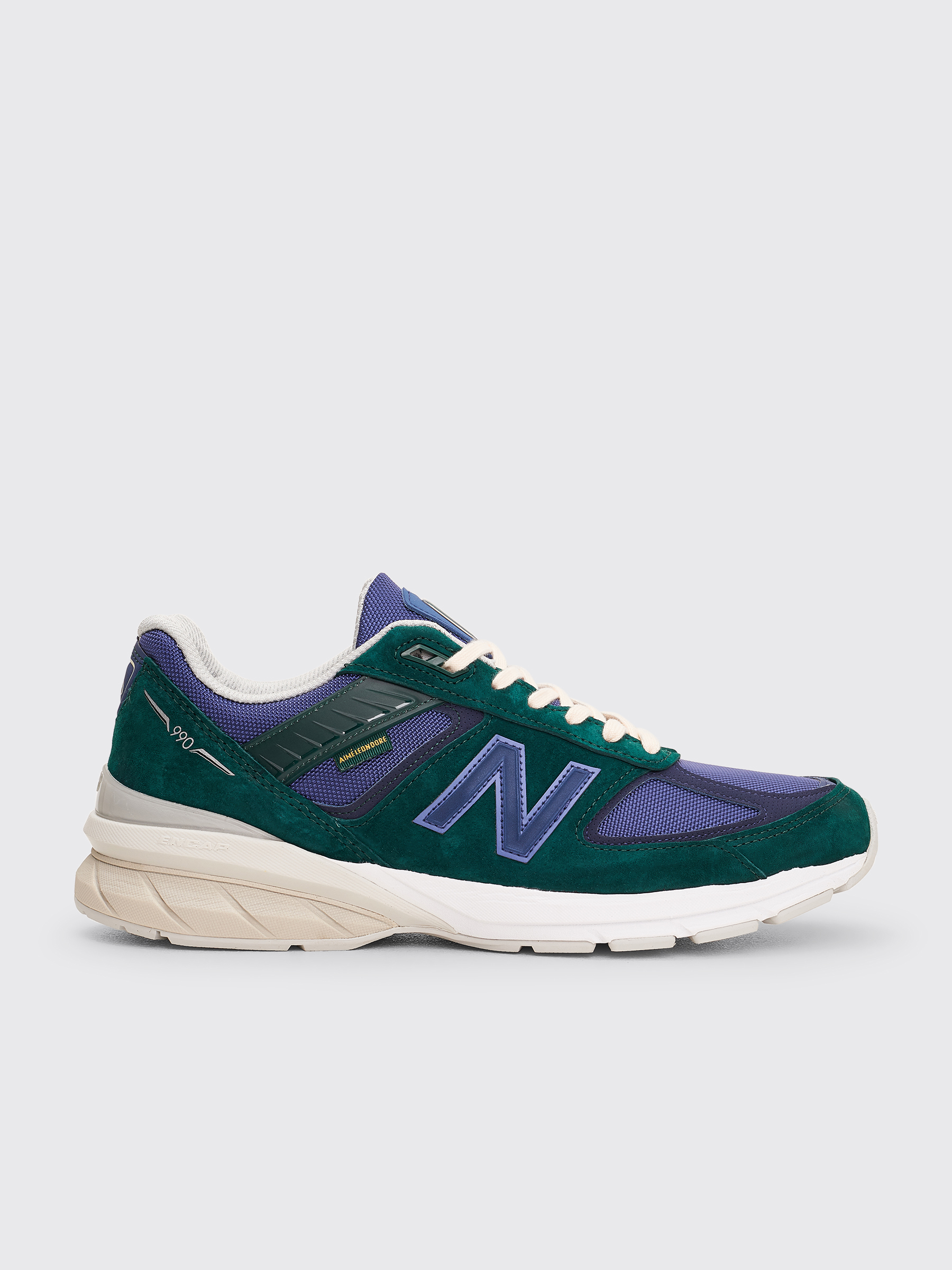 new balance green laces