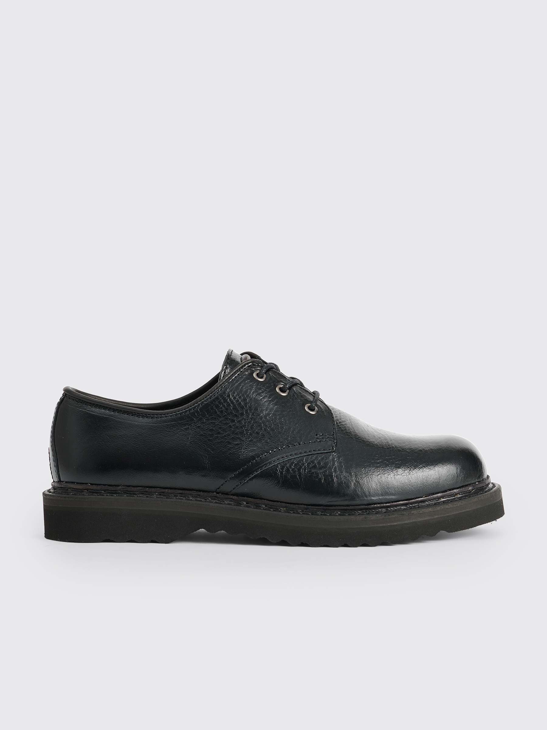 Très Bien - Our Legacy Trampler Shoes Cracked Patent Leather Black
