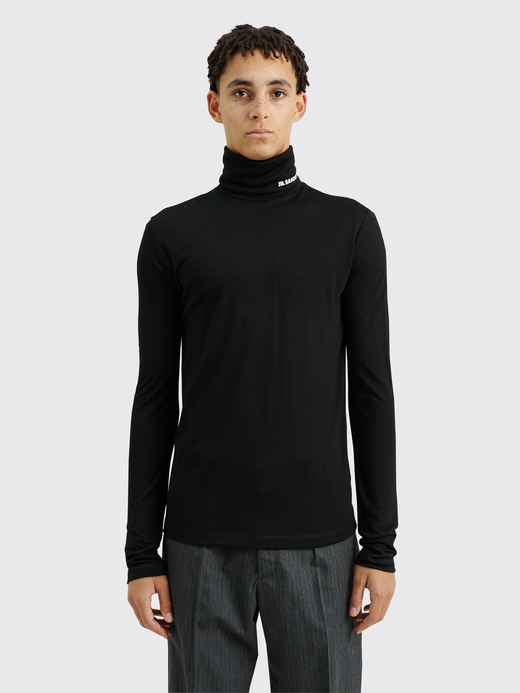 Jil Sander+ High Neck T-shirt Black - Très Bien