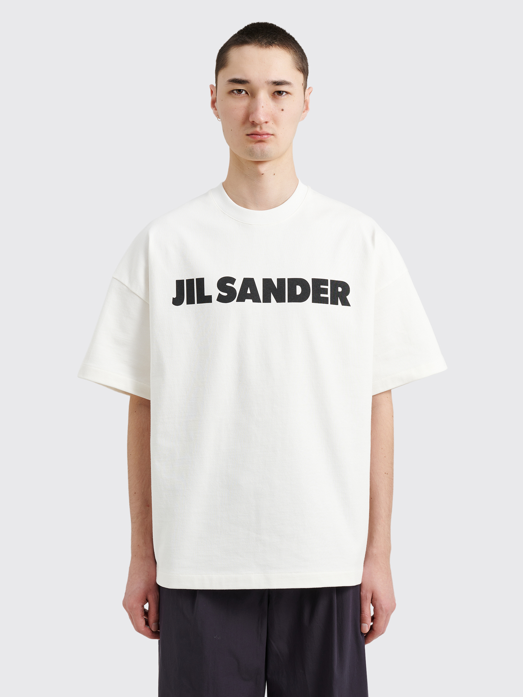 Très Bien - Jil Sander Logo T-shirt Porcelain White