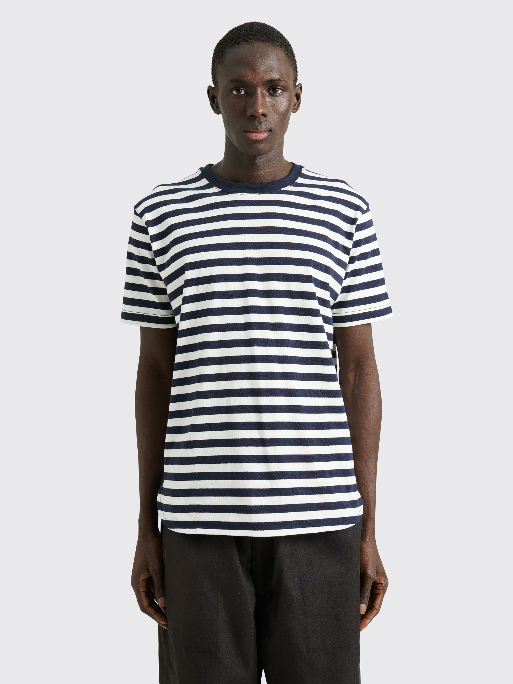 Très Bien - Junya Watanabe MAN T-shirt Stripe Navy / White
