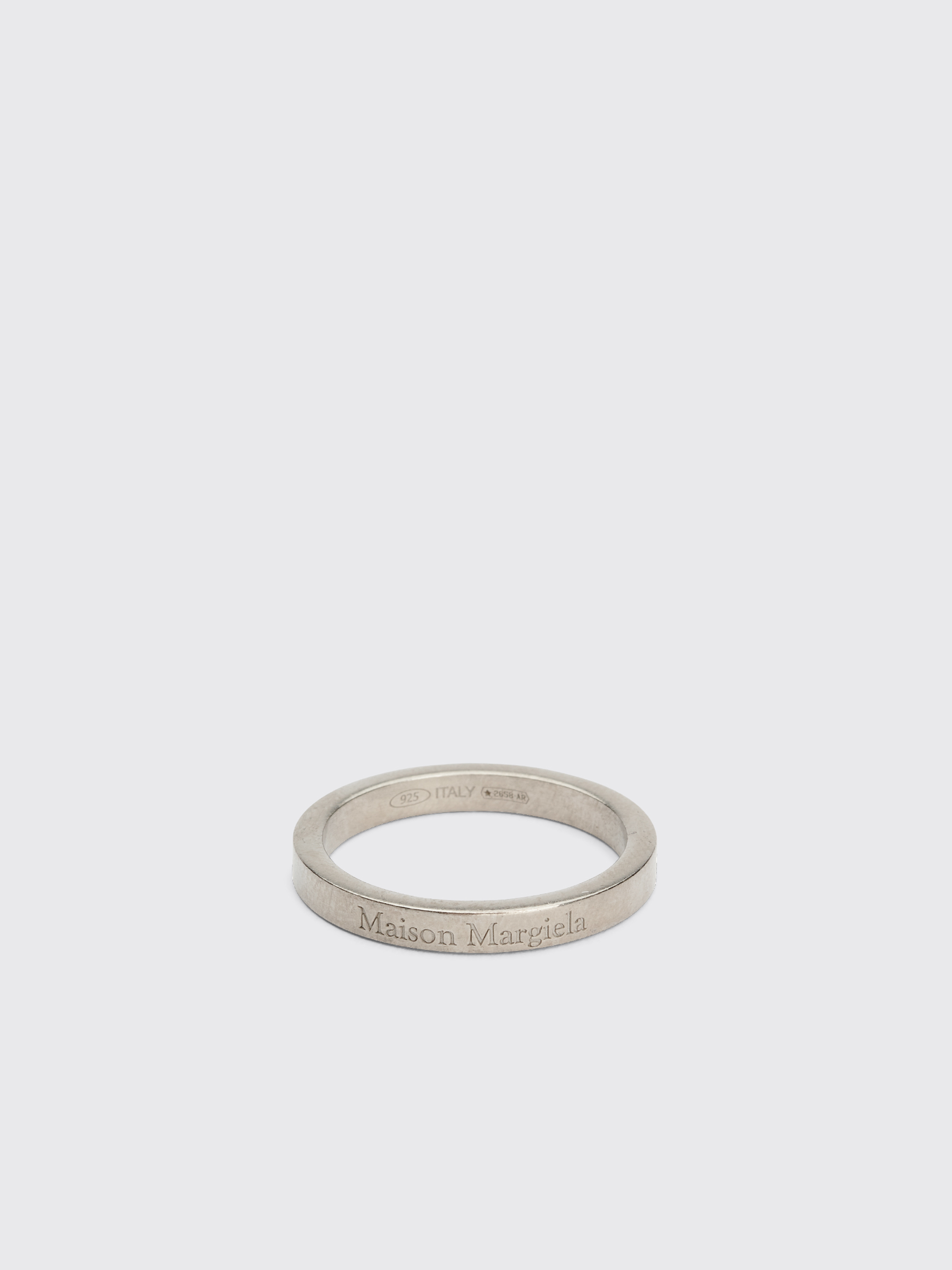 Très Bien - Maison Margiela Slim Logo Ring Silver