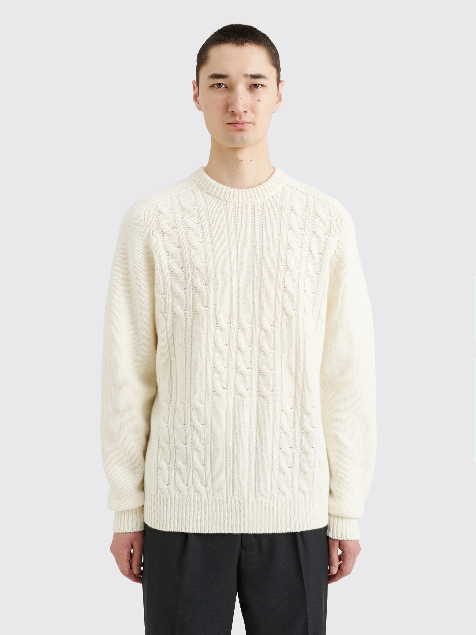 Très Bien - Noah Cable Sweater Natural