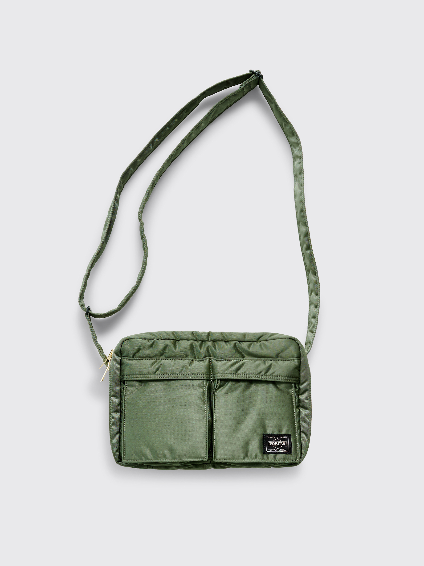 Très Bien - Porter Tanker Shoulder Bag Small Sage Green