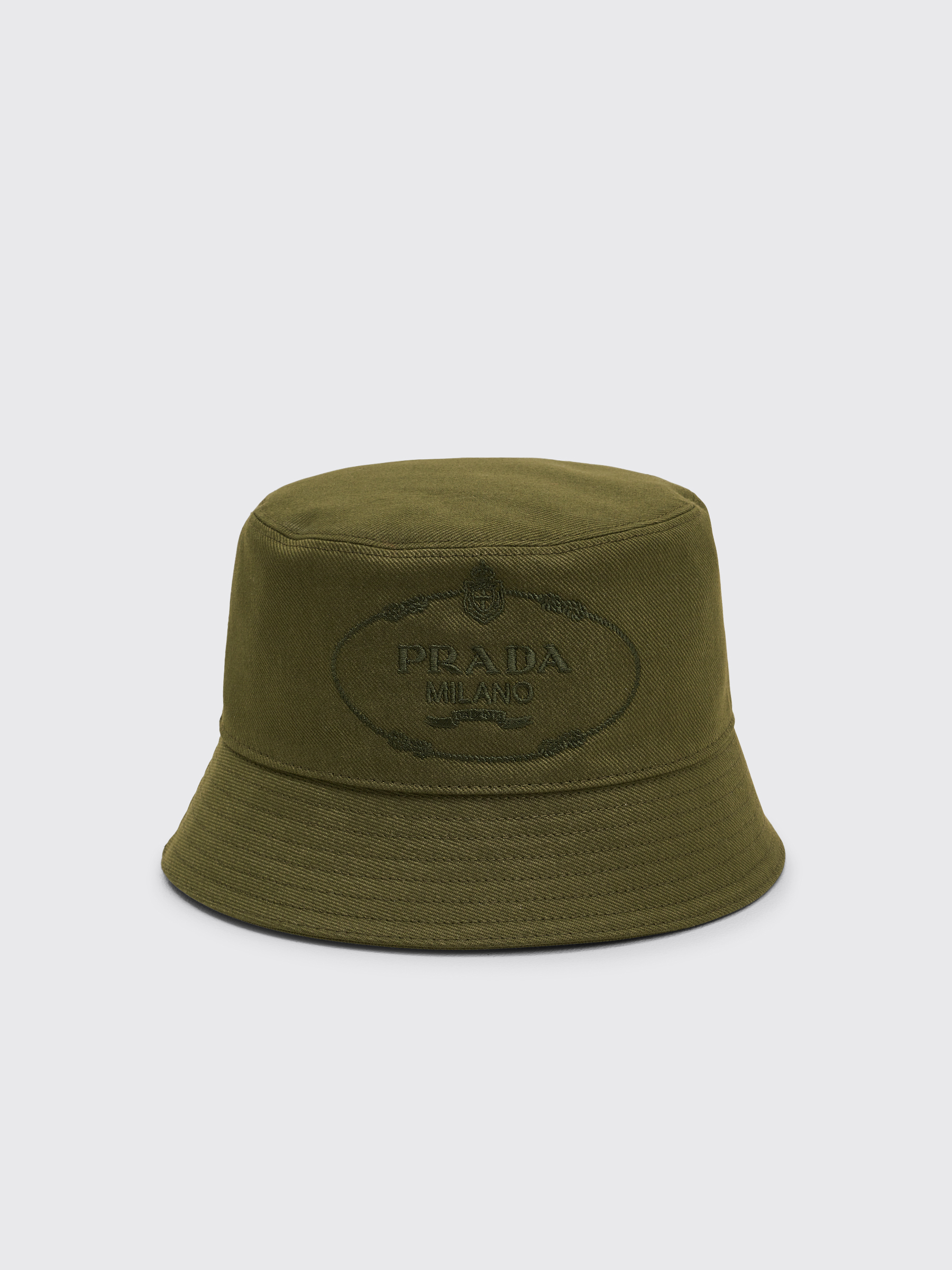 prada bucket hat green