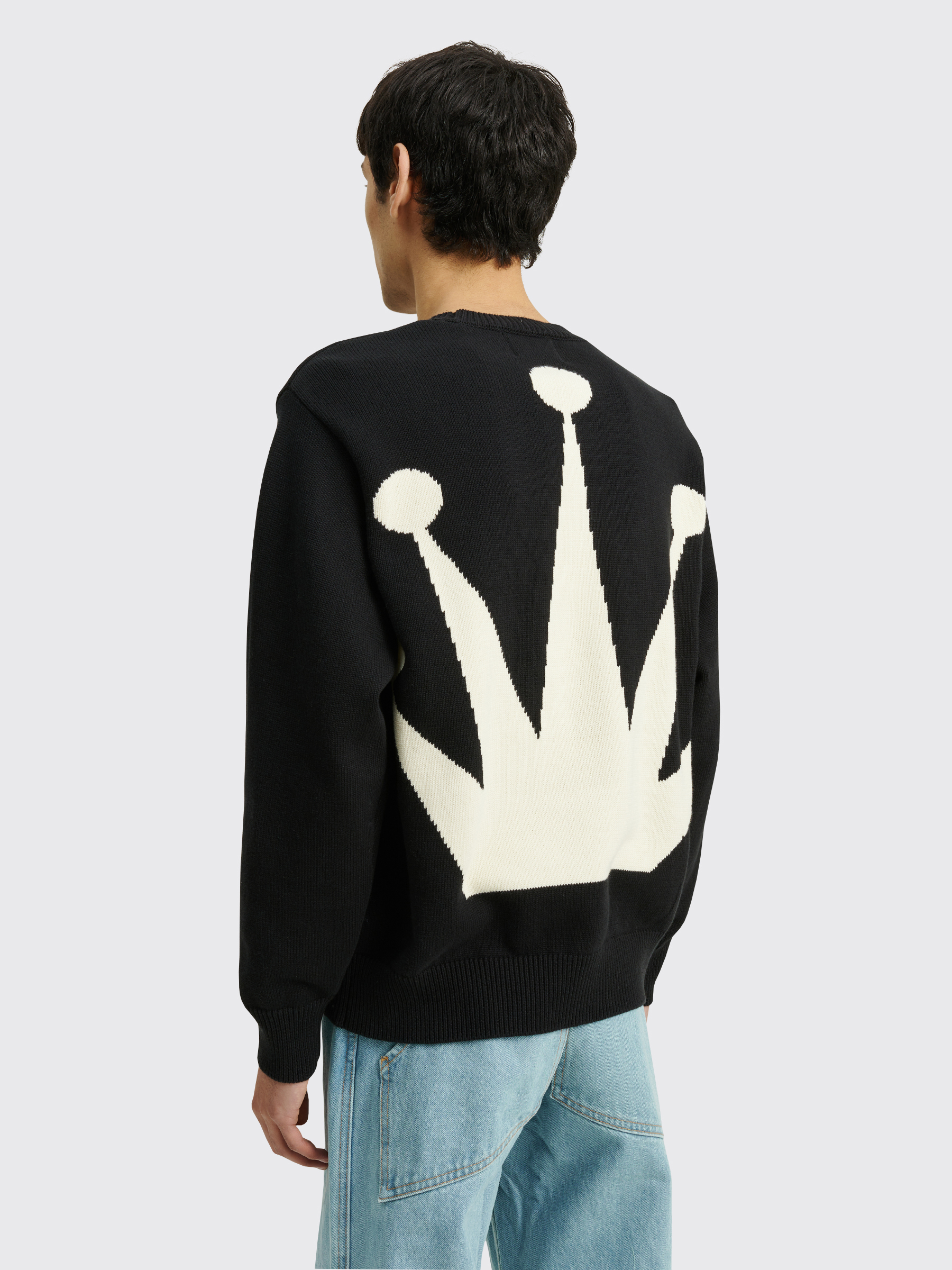 絶対一番安い Stussy Bent Sweater Crown - ニット/セーター