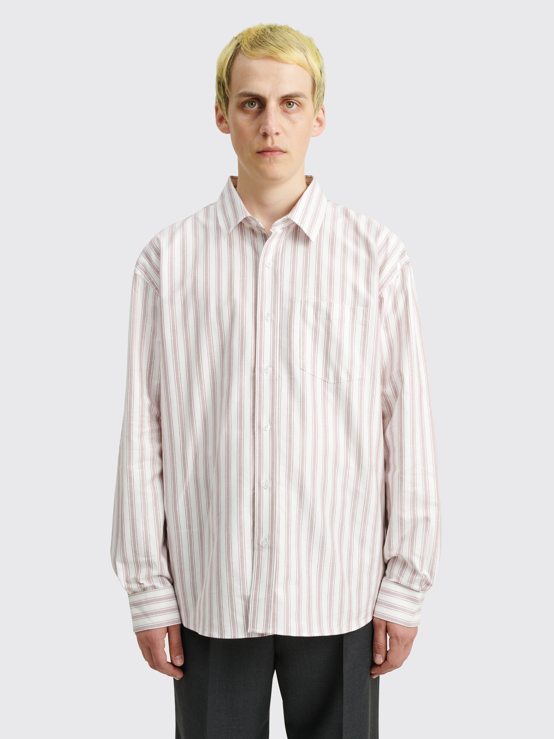 Très Bien - Stüssy Classic Oxford Shirt Stripe Brown