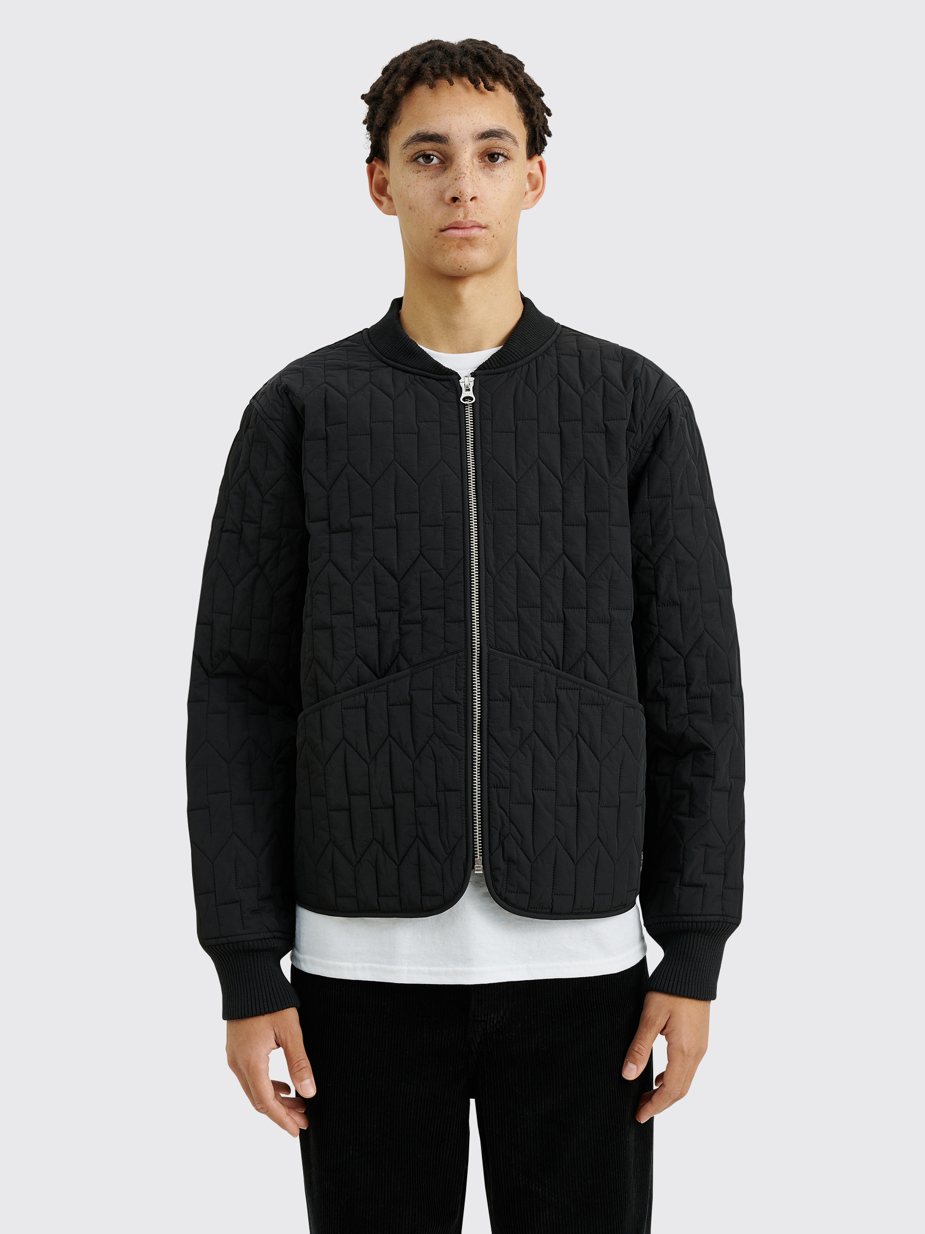 STUSSY QUILTED LINER JACKET肩幅483