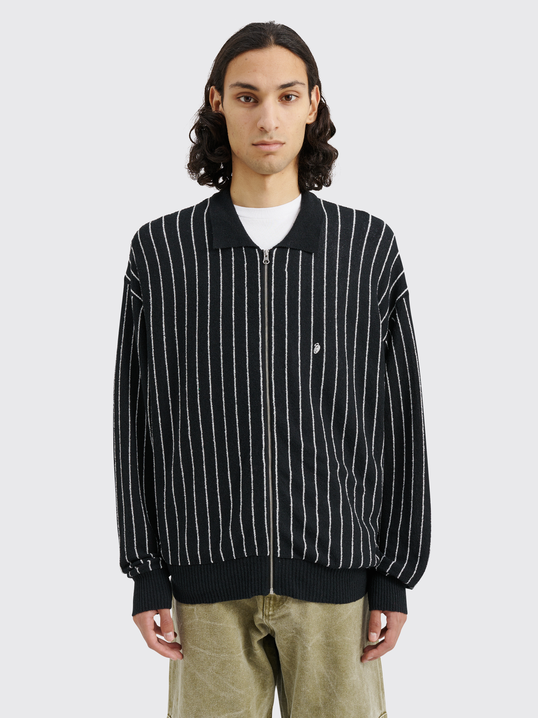 STUSSY LIGHT WEIGHT LS ZIP POLO23aw